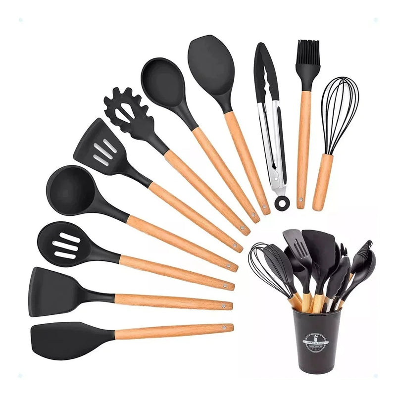 Kit 12 Utensílios de Cozinha Premium